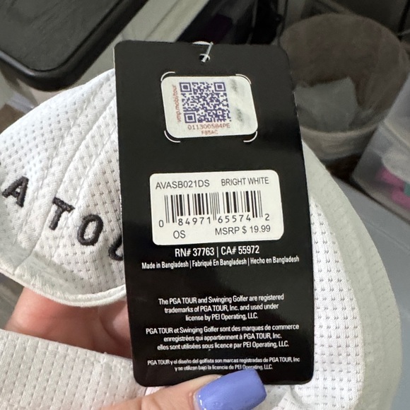 PGA Tour Airflux White Cap - Picture 6 of 7